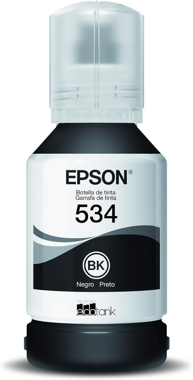 Botella Tinta Epson EcoFit T534 Negro, T534120