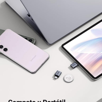 Adaptador UGREEN US270 | USB-C a USB 3.0 | Transferencia Rápida 5Gbps | Gris