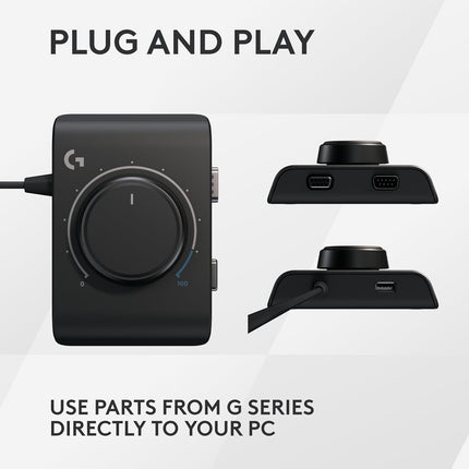 Adaptador Racing Logitech | Compatible con PC | Xbox Series | PS5 | 943-000435