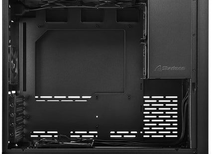 Case Sharkoon MS-Y1000 BK | mATX | Mid Tower | Panel Lateral Vidrio Templado | Diseño Compacto | Color Negro