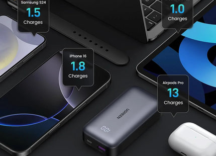Ugreen Power Bank PB502 10000mAh 30W, 25185