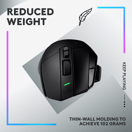 Mouse Gaming Logitech G502 X Lightspeed | Inalámbrico | Sensor HERO 25K | Switches Híbridos LIGHTFORCE