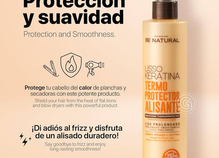 Tratamiento Alisante Thermo Liso Keratina Placent Life | 250ml | Control de frizz y alisado duradero