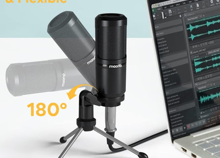 Micrófono de Condensador Maono AU-PM360TR | 3.5mm | Cardioide | 30Hz–16kHz | Sensibilidad -38dB