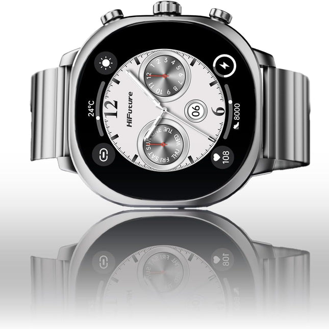 Smartwatch HiFuture Aix | Pantalla Táctil | Bluetooth | Monitor de Actividad | Banda 22 mm