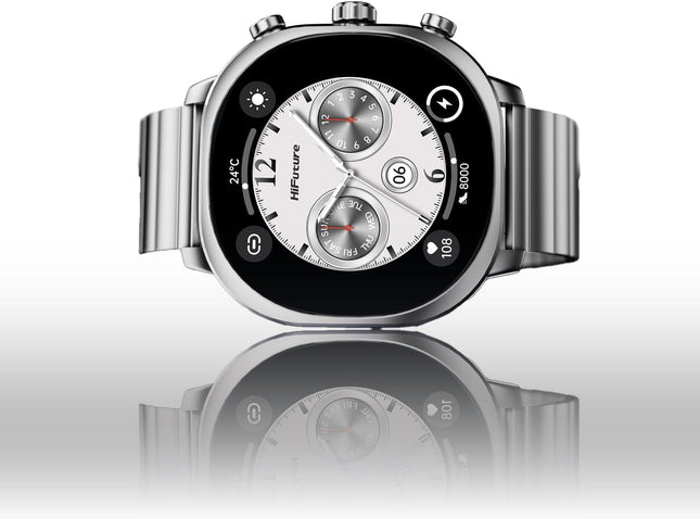 Smartwatch HiFuture Aix | Pantalla Táctil | Bluetooth | Monitor de Actividad | Banda 22 mm