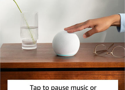 Amazon Echo Dot (5ta Gen) | Asistente Alexa | Wi-Fi | Sonido Mejorado | Blanco