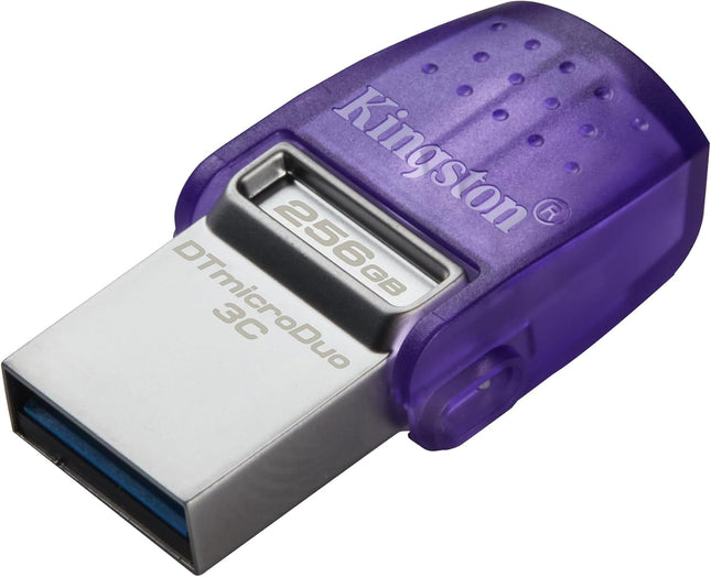 Memoria USB Kingston DT Duo 3C G3 | 256GB | USB-A y USB-C | 200MB/s | DTDUO3CG3/256GB
