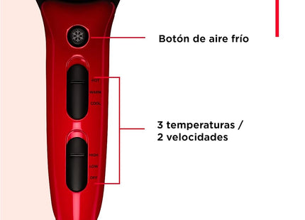 Secadora AirFlow Control Revlon | Para un secado potente con control total del flujo de aire y menos frizz