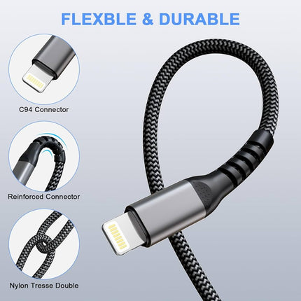 Cable USB-C a Lightning Oraimo MagCable | 2.22A | 1 m | Magnético | Carga Rápida