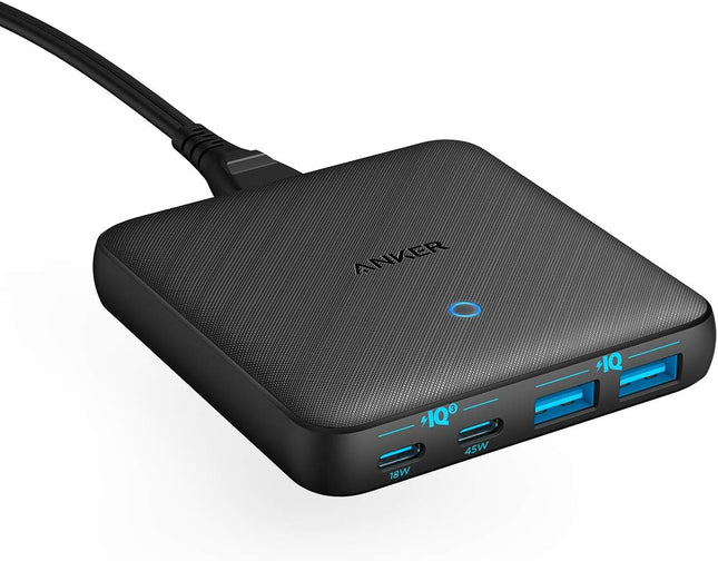 Anker Cargador Atom III Slim 65W 4 Puertos Negro, A2046