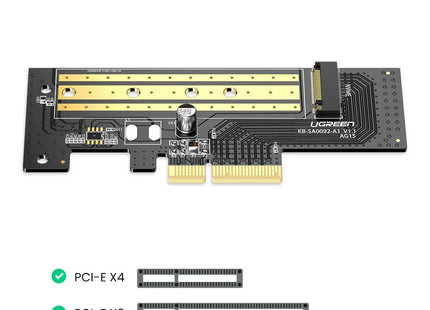 Adaptador PCIe 3.0 x4 M.2 NVMe UGREEN CM302, 70503