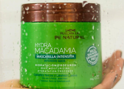 Mascarilla Hidratante Macadamia 350 g | Placenta Life | Hidratación profunda, brillo y frizz controlado con aceite de macadamia