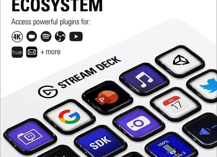 Interface software Stream Deck MK2 personalización botones