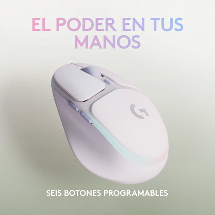 Mouse Gaming RGB Logitech G705 | Inalámbrico | LIGHTSPEED | Receptor USB