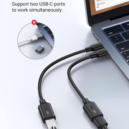 Cable UGREEN US154 | USB-C a USB-A 3.0 | 5 Gbps | Carga Rápida | 15cm | Negro