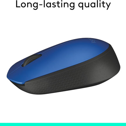 Mouse Logitech M170 | Inalámbrico | Receptor USB | 1000 DPI | Diseño Ambidiestro