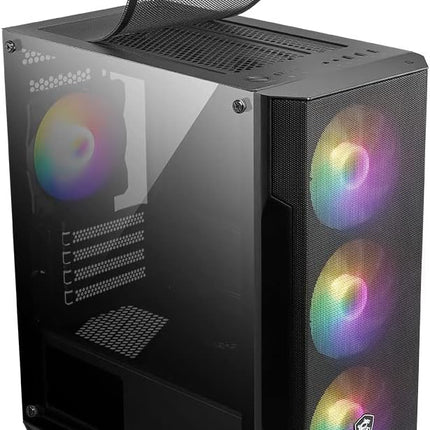 Case Gaming MSI MAG Forge M100A | 1x USB 3.0 | 2x USB 2.0 | Auto RGB Fan 4x 120mm
