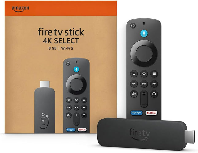 Amazon Reproductor 4K Wi-Fi 5, Fire TV Stick 4K Select