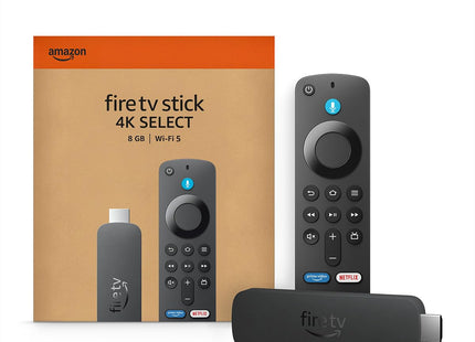 Amazon Reproductor Streaming 4K 8GB, Fire TV Stick 4K Select