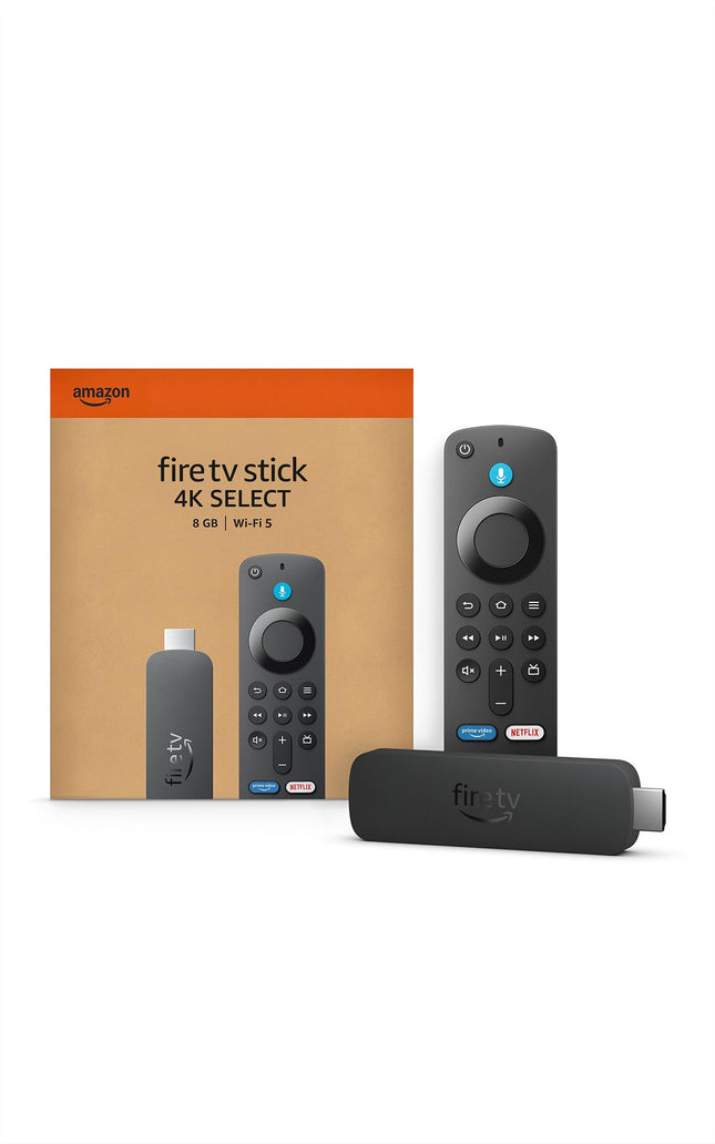 Amazon Reproductor Streaming 4K 8GB, Fire TV Stick 4K Select