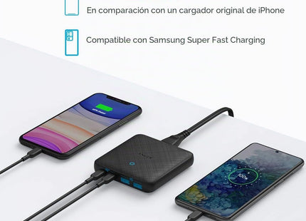 Anker Cargador Atom III Slim 65W 4 Puertos Negro, A2046