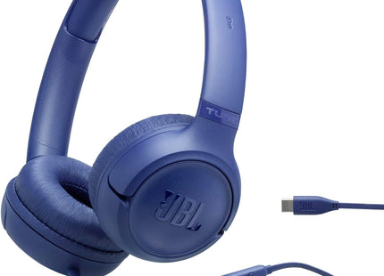JBL Tune 530C USB-C Azul - audífonos on-ear con cable, vista principal