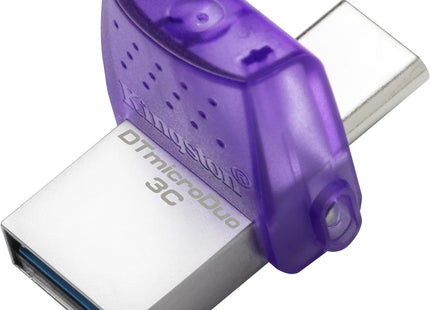 Memoria USB Kingston DT Duo 3C G3 | 256GB | USB-A y USB-C | 200MB/s | DTDUO3CG3/256GB