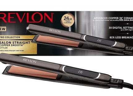 Alisadora Placa XL Revlon RVST2175 | Para alisar cabellos largos y gruesos con mayor rapidez y precisión