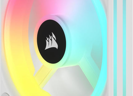 Abanico Corsair QX140 RGB White | 140mm | PWM | Iluminación iCUE LINK