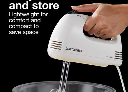 Hamilton Beach Proctor Silex batidora de mano 62509G detalle de controles