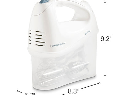 Hamilton Beach batidora de mano con estuche 62682G, vista superior