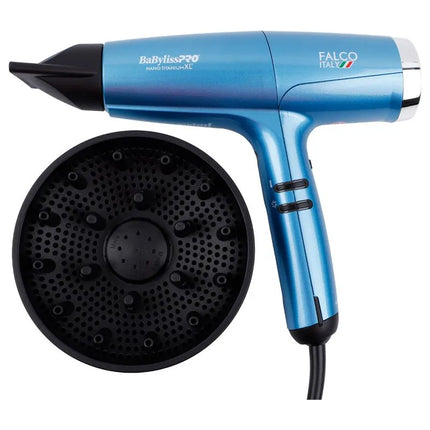 Secadora BaByliss Falco Titanium XL | 2000W | Motor AC | Tecnología Iónica | Titanio