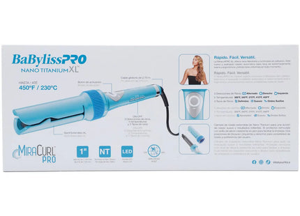Rizadora Automática BaByliss MiraCurl Pro XL | 1” | Tecnología Curl Control | Temperatura Ajustable