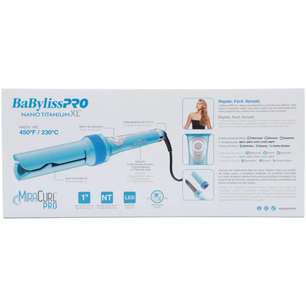 Rizadora Automática BaByliss MiraCurl Pro XL | 1” | Tecnología Curl Control | Temperatura Ajustable