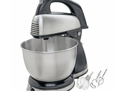 Hamilton Beach Batidora de Mano/Pedestal 6 Velocidades, 64650