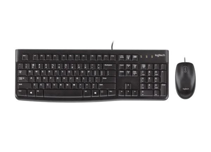 Set completo Logitech MK120 teclado mouse cables USB empaque original
