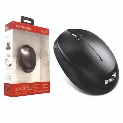 Mouse Genius RS2 NX-9000BT V2 | Inalámbrico Bluetooth | 1600 DPI | Conexión Estable | Diseño Ergonómico