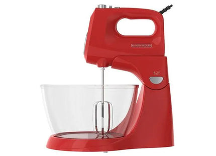 Batidora de Mano Black+Decker MX9125-0RDLA | 250W | 5 Velocidades | Color Rojo | Accesorios Incluidos