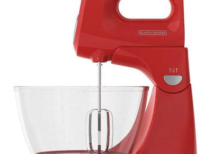 Batidora de Mano Black+Decker MX9125-0RDLA | 250W | 5 Velocidades | Color Rojo | Accesorios Incluidos