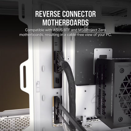 Case Gaming Corsair 6500D Airflow | Media Torre | Doble Cámara | Vidrio Templado | ATX | Black