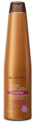 Shampoo Reparador Argán Placent Life | 350ml | Nutrición y brillo para cabello dañado o seco