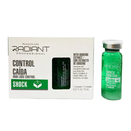 Ampolla Shock Fortalecedora Capilar 15ml Placent Life | Para fortalecer el cabello débil y reducir la caída