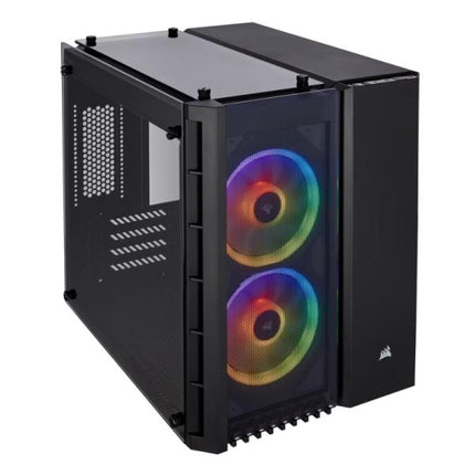 Case Corsair Crystal Series 280X | Micro ATX | Vidrio Templado | Flujo de Aire Optimizado | Color Negro
