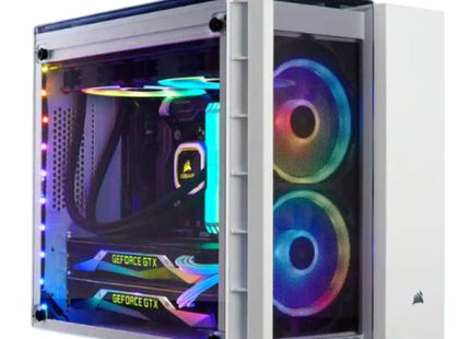 Case Corsair Crystal Series 280X RGB | Micro ATX | Vidrio Templado | RGB | Color Blanco