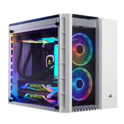 Case Corsair Crystal Series 280X RGB | Micro ATX | Vidrio Templado | RGB | Color Blanco