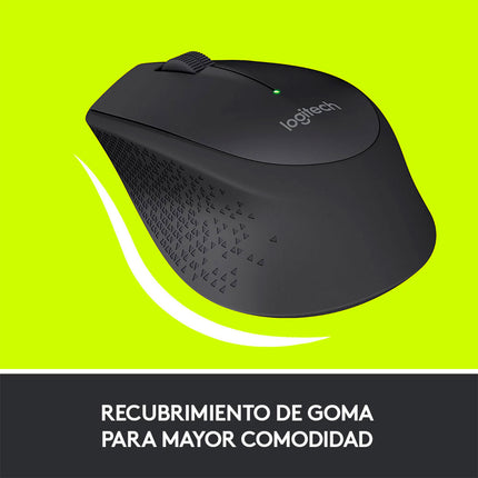 Mouse Logitech M280 | Inalámbrico | Receptor USB | Diseño Ergonómico