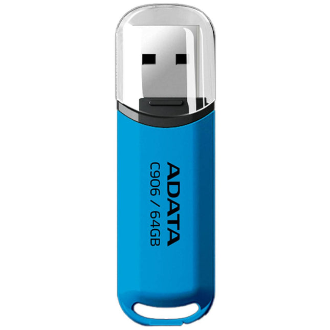 Memoria USB ADATA C906 | 64GB | USB 2.0 | Azul | AC906-64G-RWB