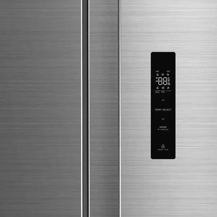 Midea refrigerador 20 pc color acero side by side inverter MDRS710FGM46