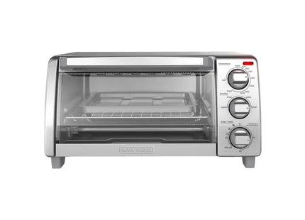 Horno Tostador Black+Decker TO1745SSG‑LA | 30 L / 4 Rebanadas | 1150 W | Convección Natural | 4 Funciones | Acero Inoxidable